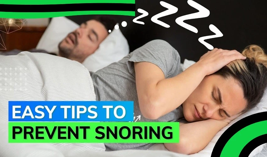 Easy tips to stop snoring