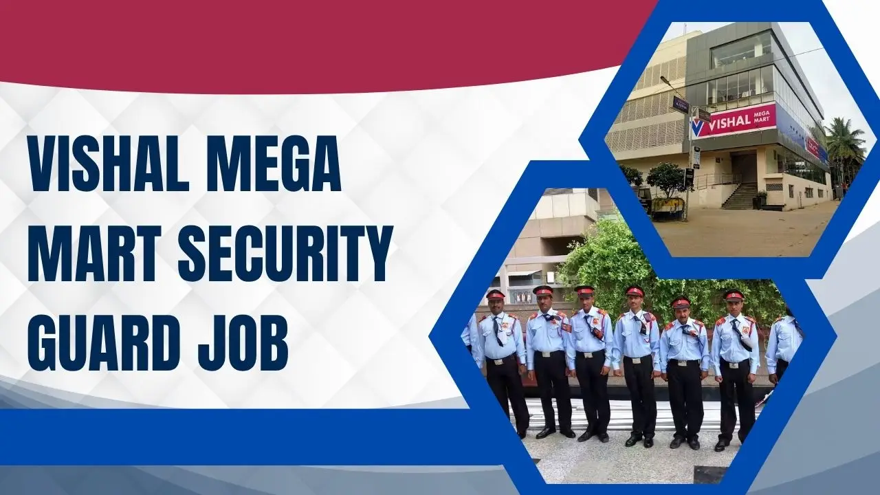 vishal mega mart security guard job