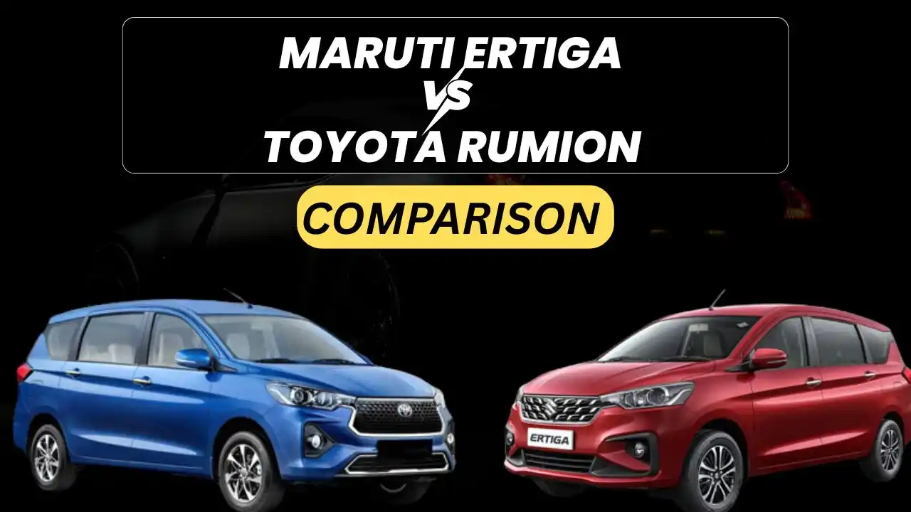 Maruti Ertiga vs Toyota Rumion
