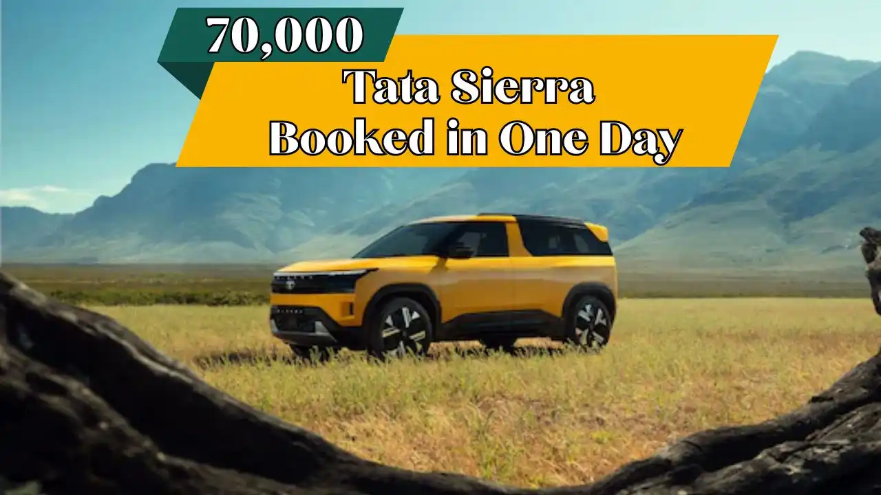 Tata sierra 70000 bookings