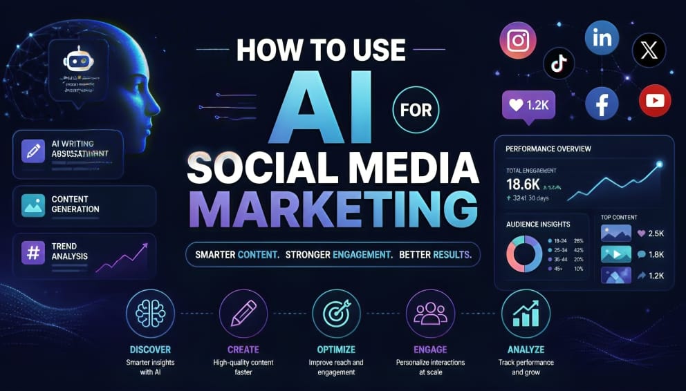 how to use AI for social media marketing