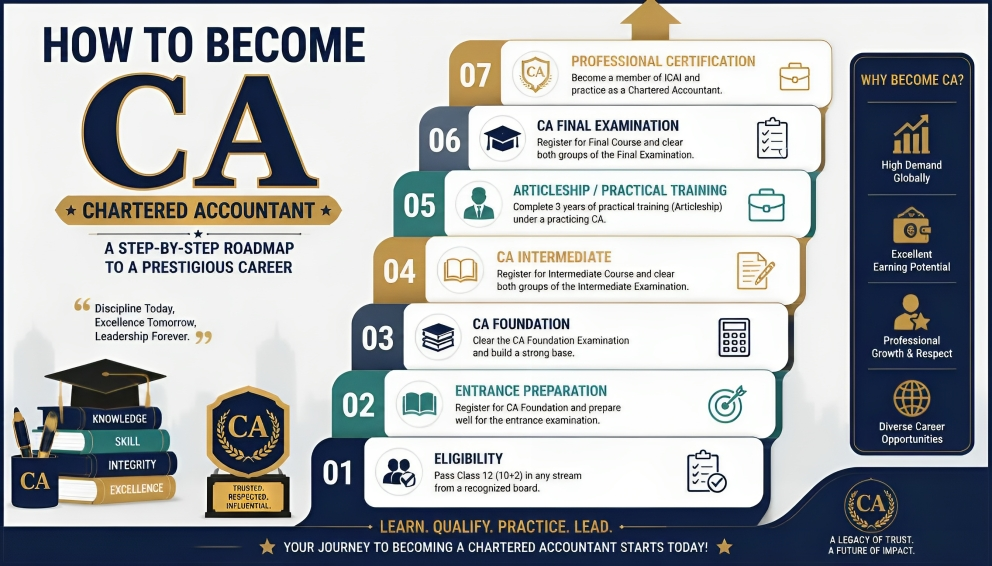 how to become CA