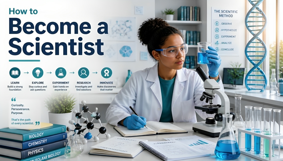 how to become a Scientist in India