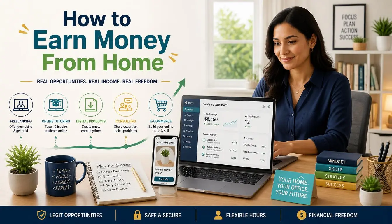 how to earn money from home